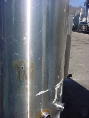 _ 120 gallon stainless tank w/ legs tri clamp fittings 