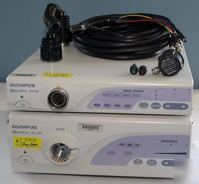 Olympus 160 colonoscope cf-Q160L cv-160 clv-160 set