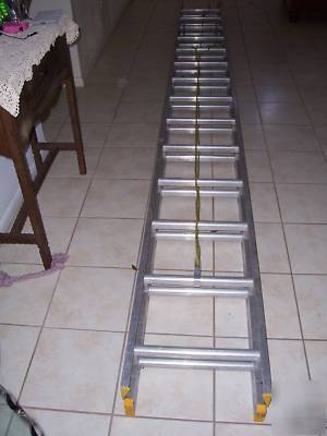 28 ft. davidson aluminum extension ladder 225 lbs.load 