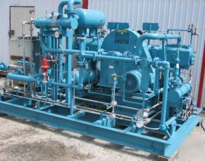 50 hp nitrogen gas booster compressor package