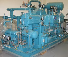 50 hp nitrogen gas booster compressor package