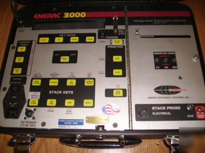 Enerac 3000 portable emissions gas analyzer