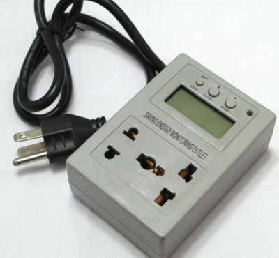Mini powermeter watt meter power energy monitor outlet