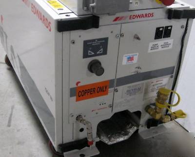 Boc edwards iq IQDP80 drystar vacuum pump w/gate valve