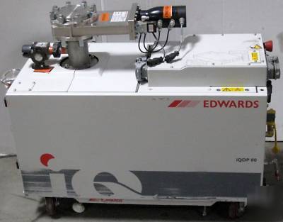 Boc edwards iq IQDP80 drystar vacuum pump w/gate valve