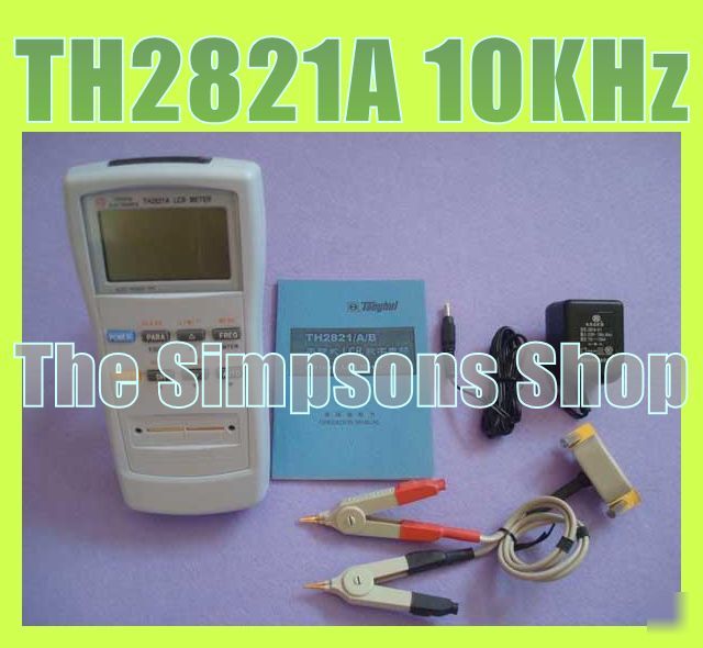 Handheld bridge lcr meter TH2821A 10KHZ 0.3% accuracy