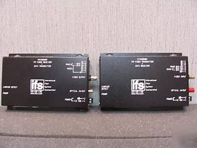 Ifs VT1530WDM video transmitter and receiver