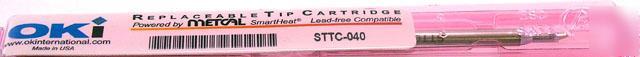 Metcal oki 30 sharp conical bent soldering tip sttc-040