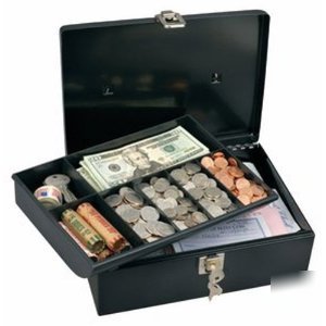 New master lock steel cash safe box with keys yard sale