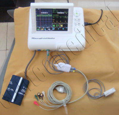 Nib maternal fetal patient monitor fhr+toco+ecg+ p+SPO2