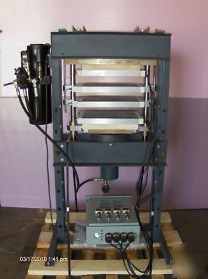 Dake h frame press 4 heated platens