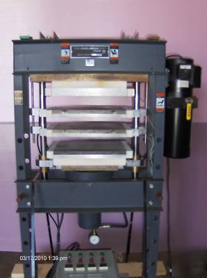 Dake h frame press 4 heated platens