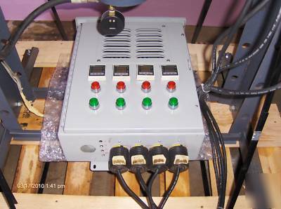 Dake h frame press 4 heated platens