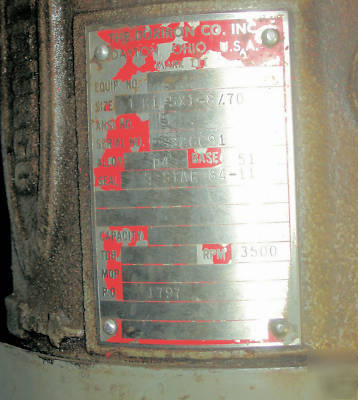 Duriron 1K 1.5 x 1-8/70 chemical pump