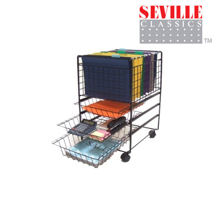 New 3 drawer office utility file cart filing organizer