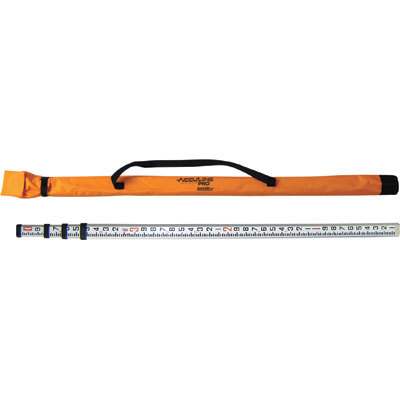 New johnson level & tool aluminum grade rod - 16FT - 