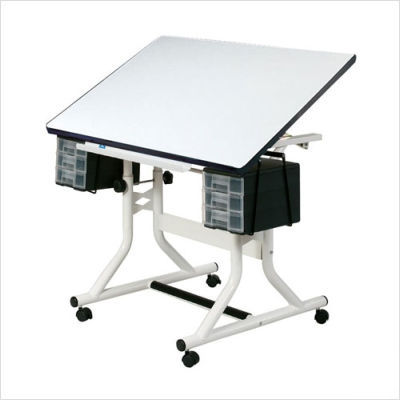 Alvin and co. craftmaster art drawing hobby table white