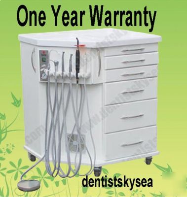 Deluxe dental unit equipment delivery cart ce approved