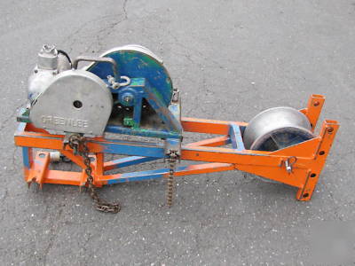 Greenlee 640 cable wire puller tugger system 4000 lbs
