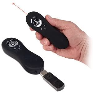 New nwl wireless ir presenter laser pointer powerpoint 