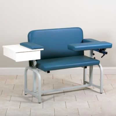 Clinton 6000X fd lab x extra wide blood drawing chair