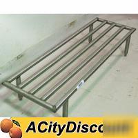Commercial walk-in 60X20X12 dunnage storage rack