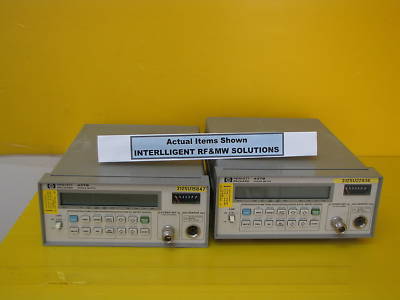 Lot of 2X agilent / hp 437B , rf power meter units 