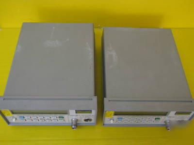 Lot of 2X agilent / hp 437B , rf power meter units 