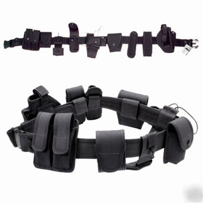 New police security modular equipment system duty belt