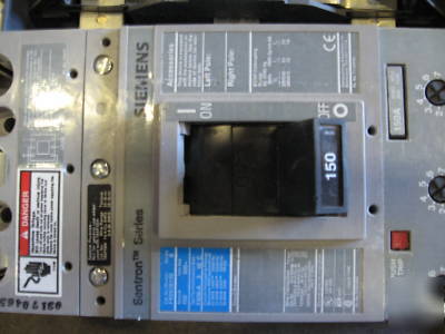 Siemens 150 amp 208V 3P4W main breaker panel indoor 