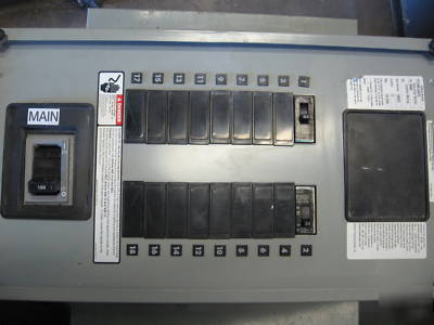 Siemens 150 amp 208V 3P4W main breaker panel indoor 