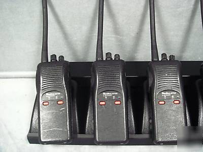 6 motorola vhf SP50 (tall) 10CH radios w/ charger 