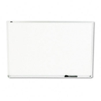 Dry erase board melamine 36 x 24 white aluminium frame