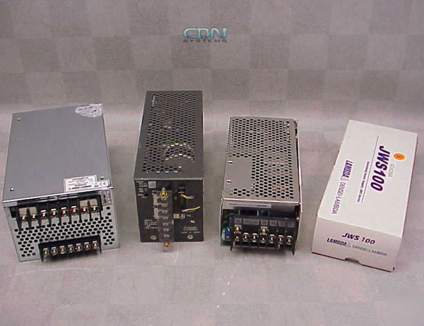 Lot 4 lambda 5/12/24/48V 5/8.5/12.5/20A dc power supply