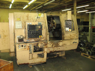 Nakamura-tome TMC4 cnc lathe w/ fanuc 6TB