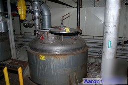 Used: tolan reactor, 1350 gallon, 304 stainless steel,