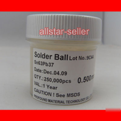 0.5MM 250K pcs solder balls bga reballing sgs certified