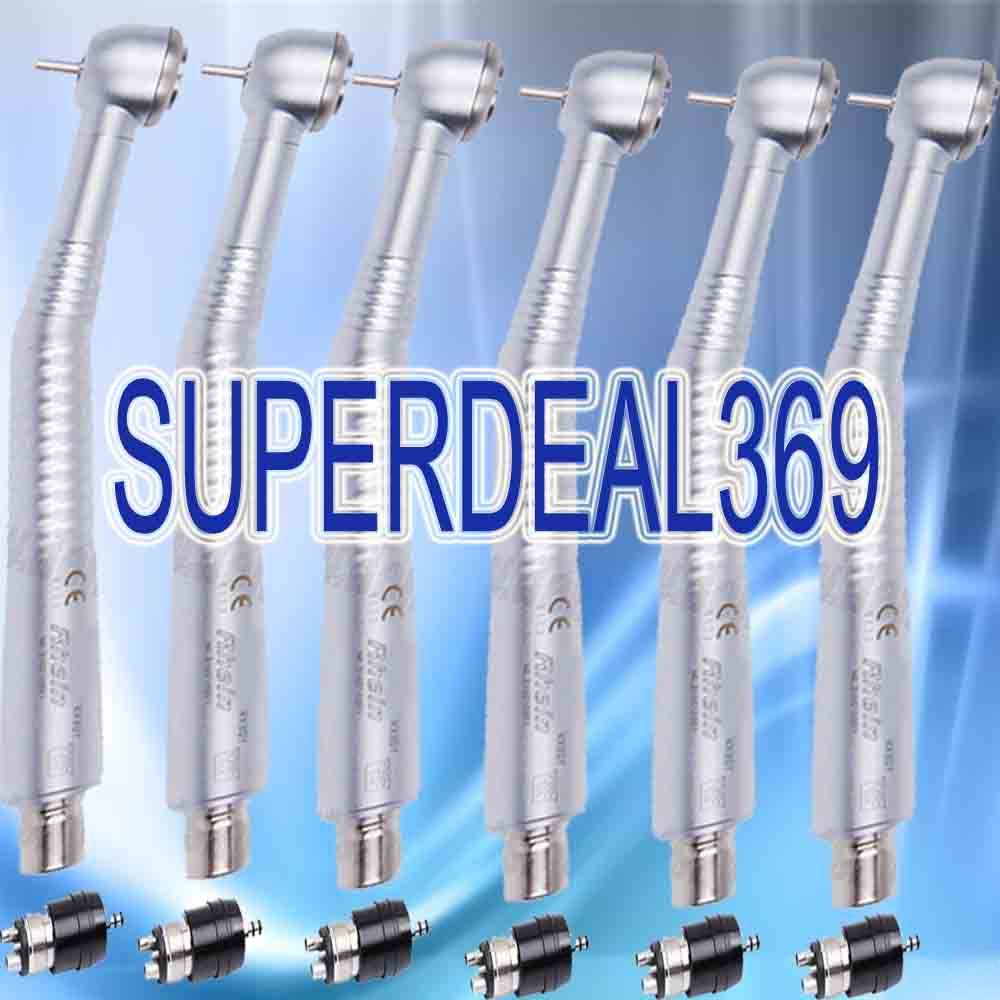 6 high speed big push turbine handpiece ce approved 