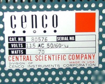 Cenco laboratory amplifier cat. no. 80576 115 vac