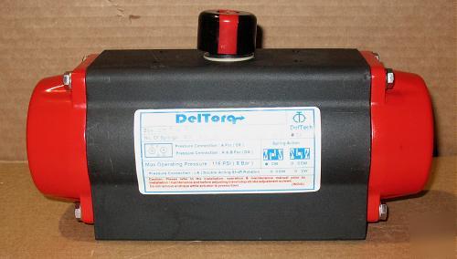 New deltorq spring return rack & pinion actuator 