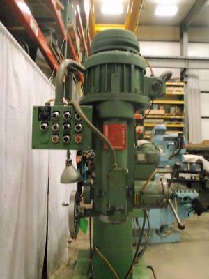 6997 htc johansson 10400 radial arm drill 4' x 12