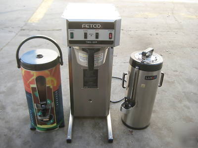 Fetco tbs-21A coffee/tea brewer w/dispenser,used,xlnt 