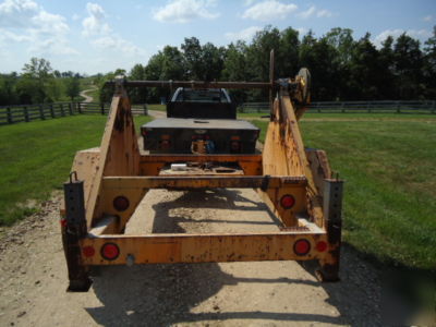 Hobbs utility reel trailer, holds 8 foot diameter reel