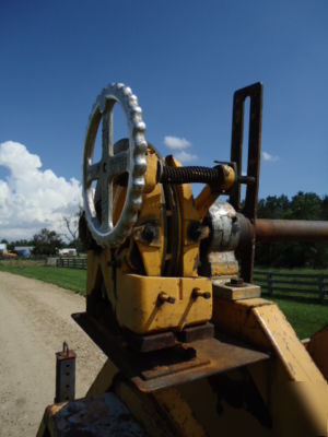 Hobbs utility reel trailer, holds 8 foot diameter reel