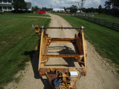 Hobbs utility reel trailer, holds 8 foot diameter reel