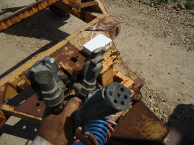 Hobbs utility reel trailer, holds 8 foot diameter reel