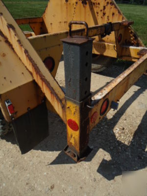 Hobbs utility reel trailer, holds 8 foot diameter reel
