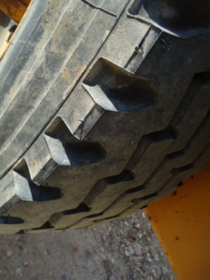 Hobbs utility reel trailer, holds 8 foot diameter reel