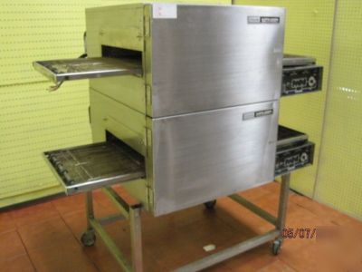 Lincoln impinger double stack pizza oven / model 1132
