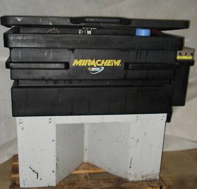 Mirachem PW30 heated parts washer the choice of nascar 